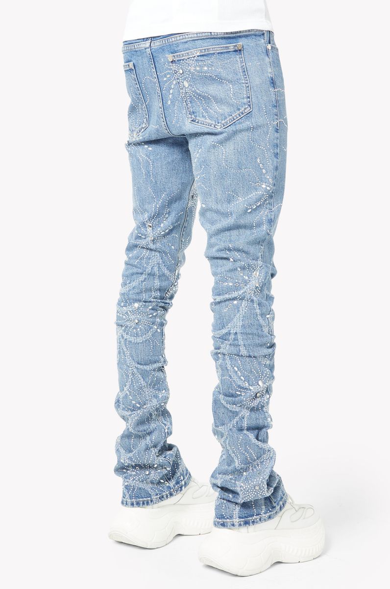 Guapi “Steel Blue Spider” Jeans
