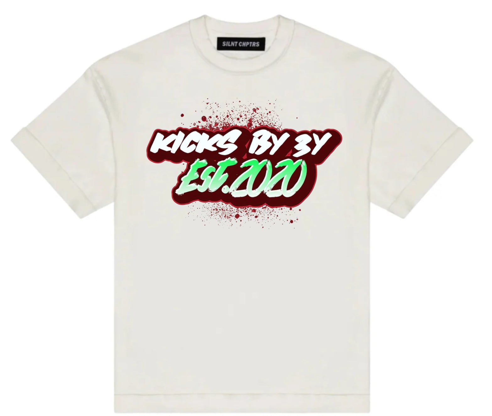 Kicksby3y “Basic Logo” Tee (White)
