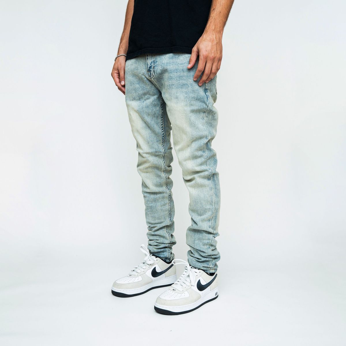 Pali Denim “Blue Skulls” Jeans