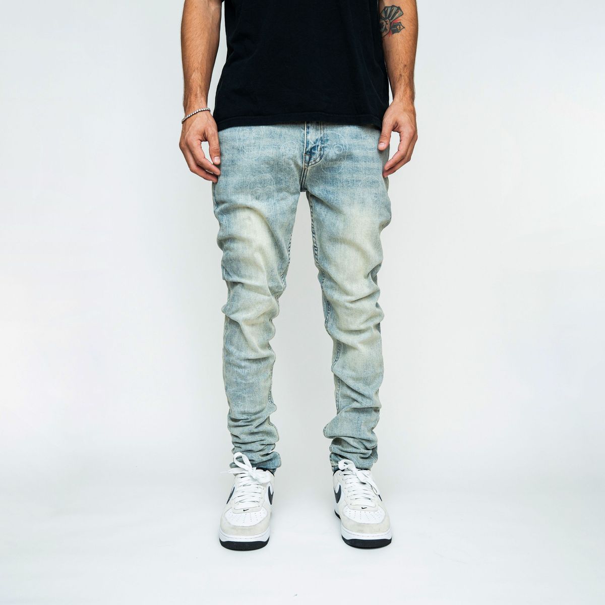 Pali Denim “Blue Skulls” Jeans
