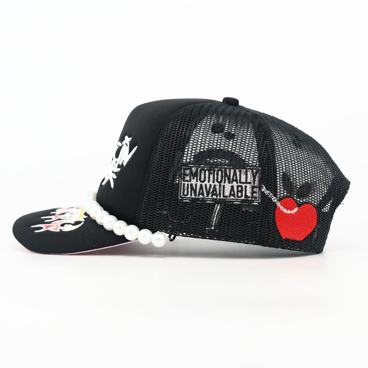 Dismissed “Trouble” Trucker Hat (Black)