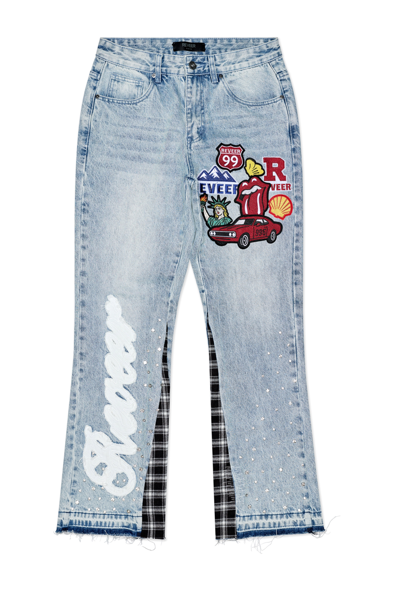 Reveer “Heritage ” Flare Jeans (Blue)