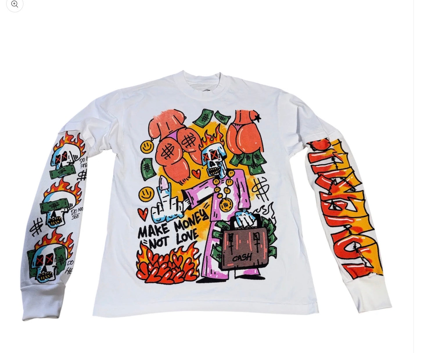 Love Sucks “Graffiti” Tee (White)