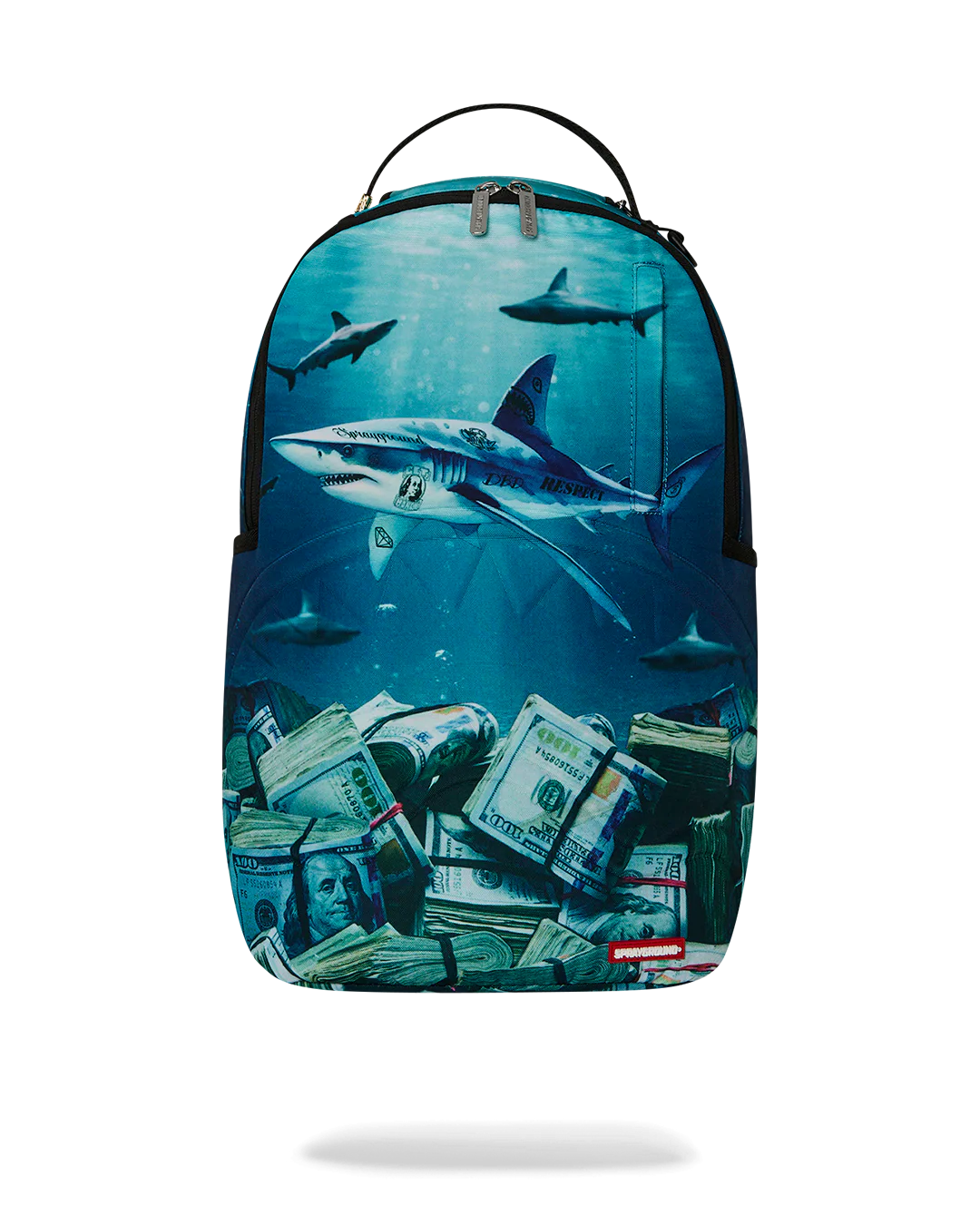 Sprayground "SHARK UNDER WATER WITH MONEY BACKPACK"
