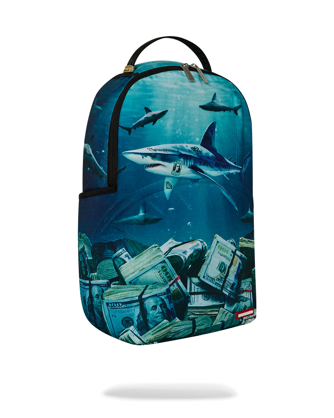 Sprayground "SHARK UNDER WATER WITH MONEY BACKPACK"