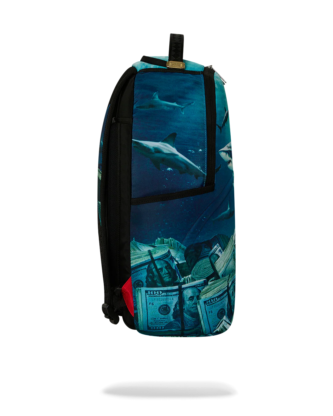 Sprayground "SHARK UNDER WATER WITH MONEY BACKPACK"