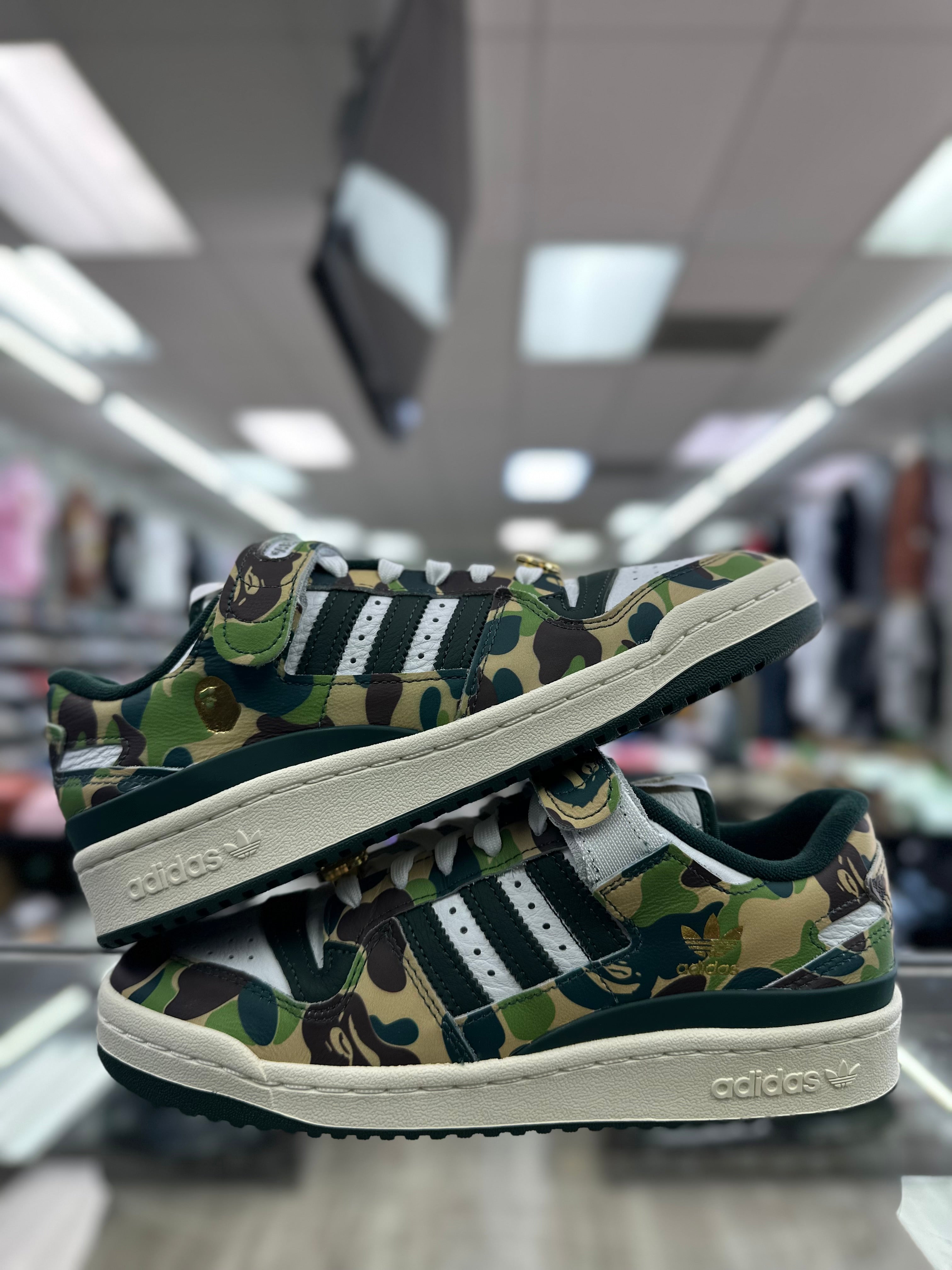 Adidas Forum 84 Low “Bape 30th Anniversary Green Camo”