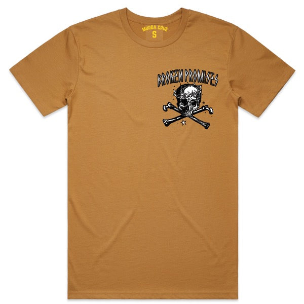 Murda Crue “Nothing Is Promised” Tee (Tan)