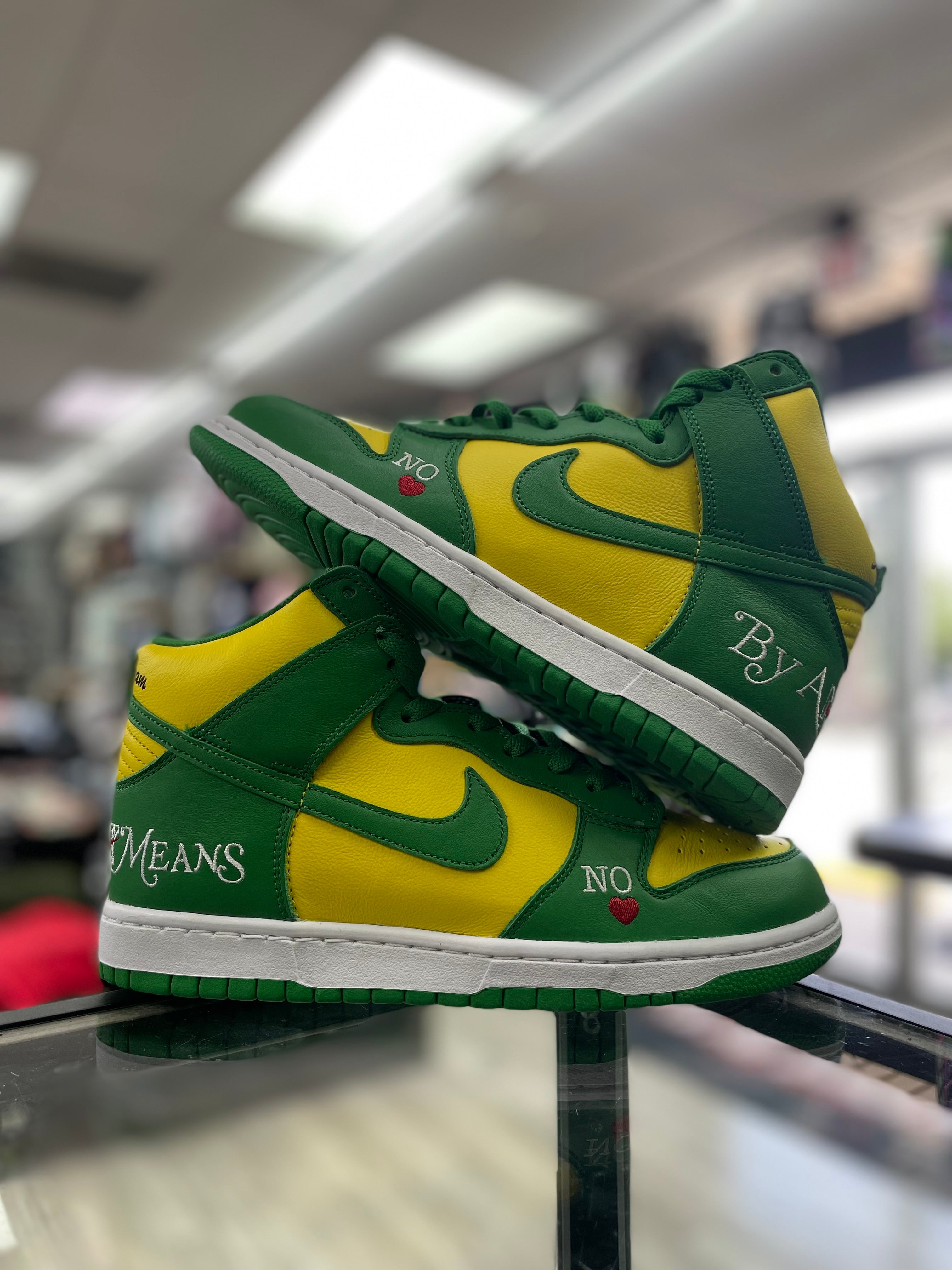 Nike SB Dunk High “Supreme By Any Means Brazil”