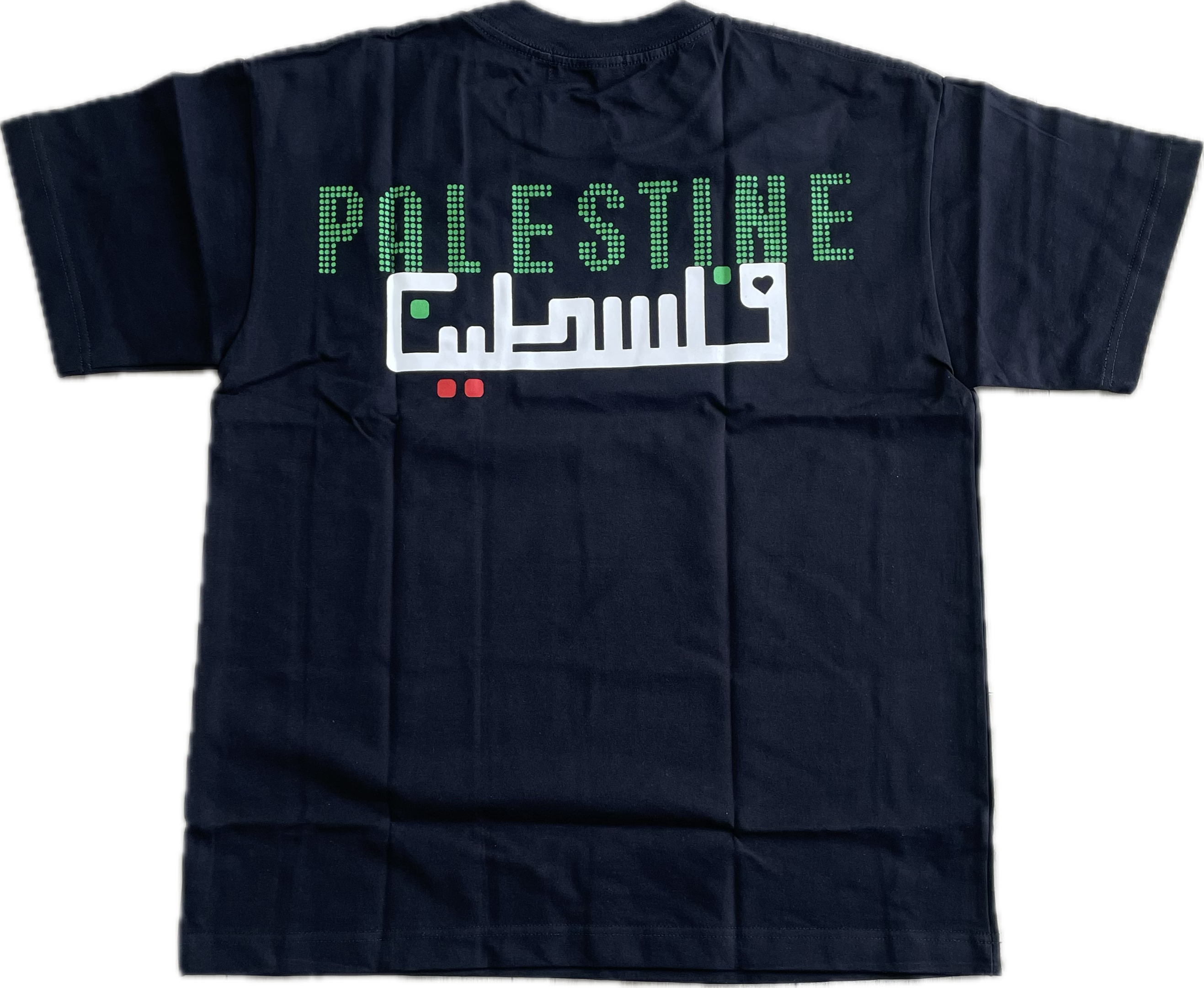 Demor “Palestine” Oversized Tee (Black)