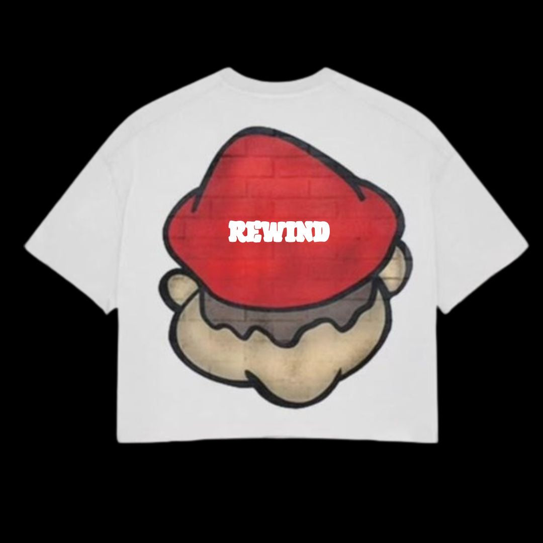 Rewind “Mario” Cropped Tee