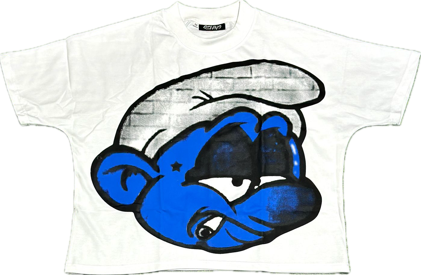 Rewind “Smurf  ” Cropped Tee