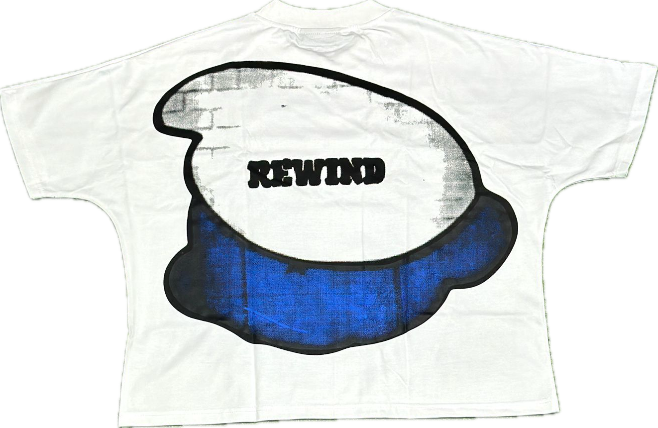 Rewind “Smurf  ” Cropped Tee