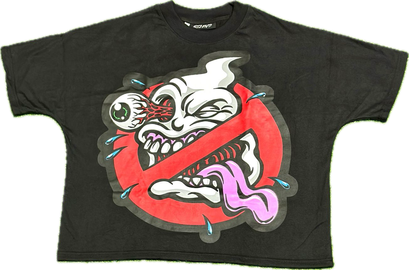 Rewind “Ghost Buster ” Cropped Tee