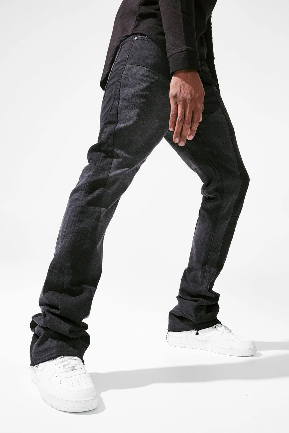 Jordan Craig "Geometric Denim Black Stacked"