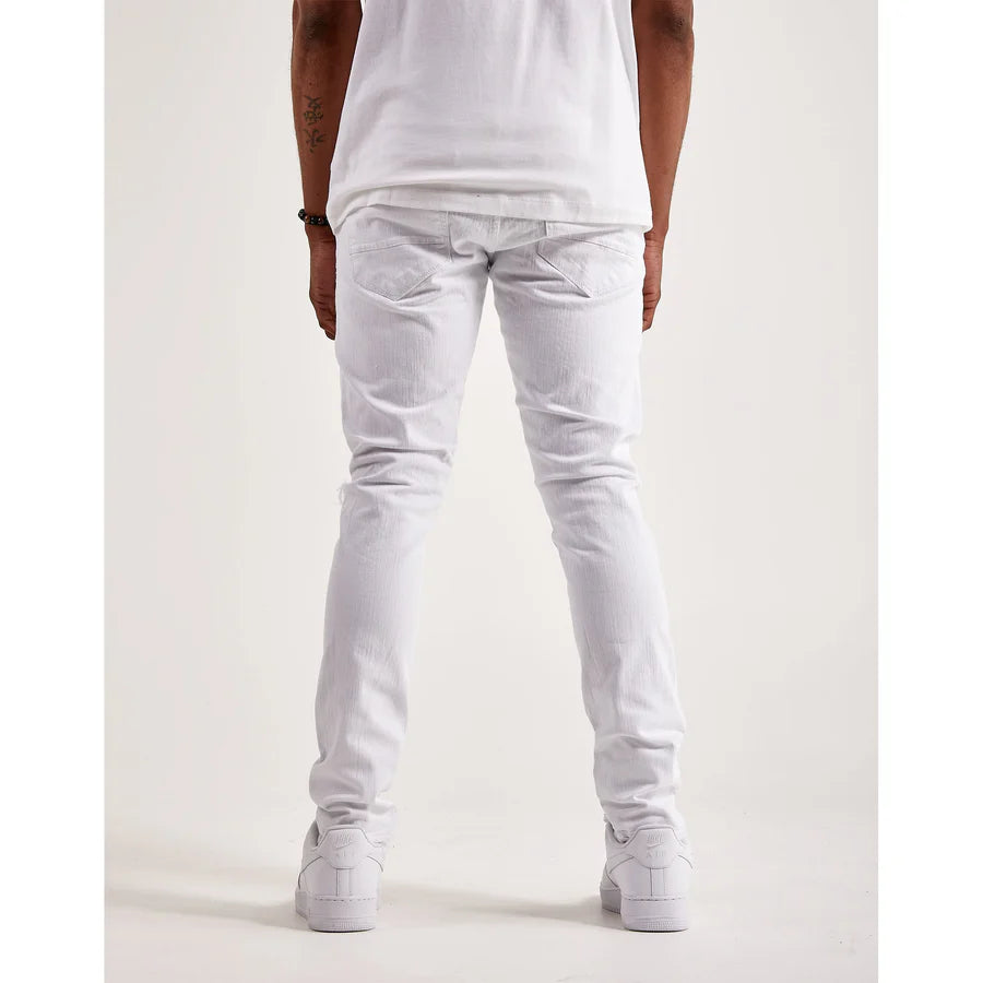 Jordan Craig “Triple White" Skinny Jeans