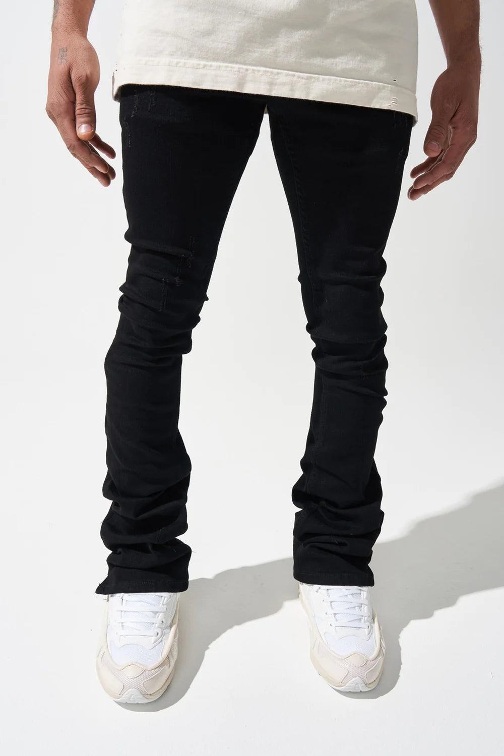 Serenede "Noir 7" Stacked Jeans