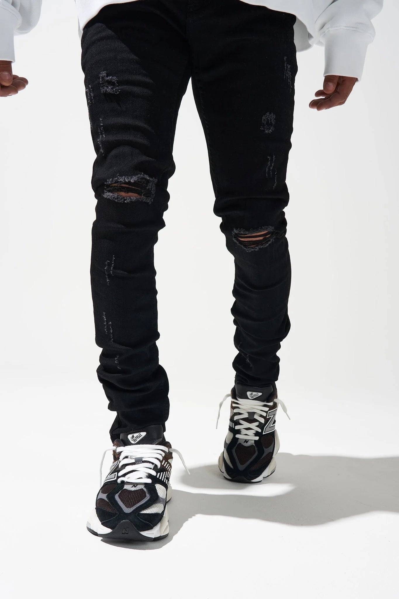 Serenede "Midnight Black" Skinny Jeans
