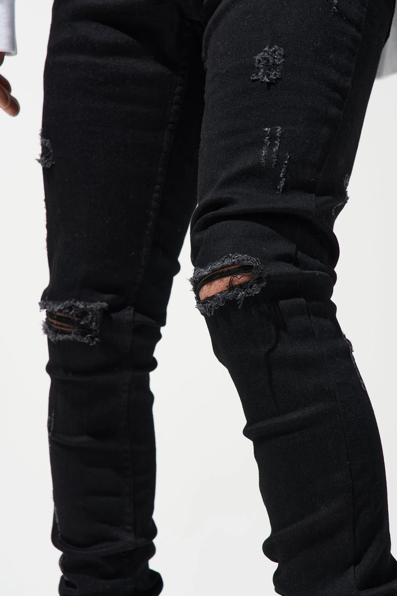 Serenede "Midnight Black" Skinny Jeans