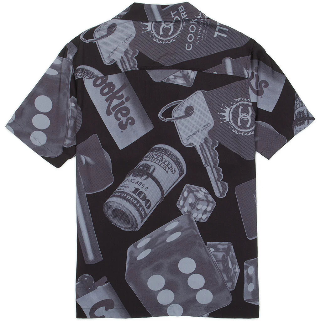 Cookies "Sin City The Gamble SS Woven Camp Shirt With All Over Print"