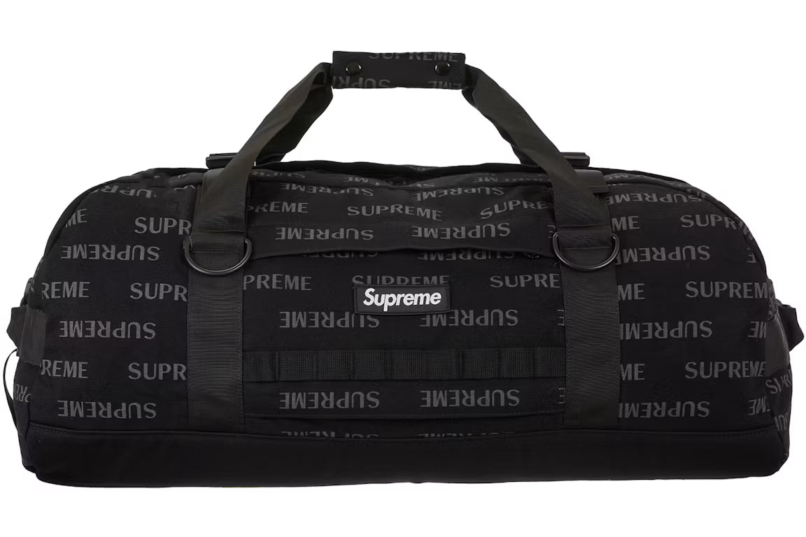 Supreme “Black Large Duffle Bag" FW26