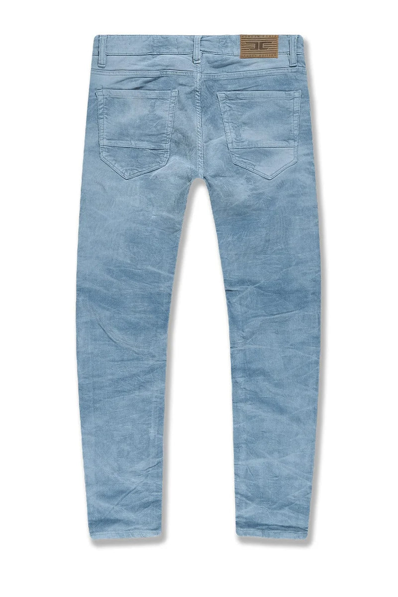 Jordan Craig Legacy Edition "Atlas Blue Corduroy Pants" Slim Fit