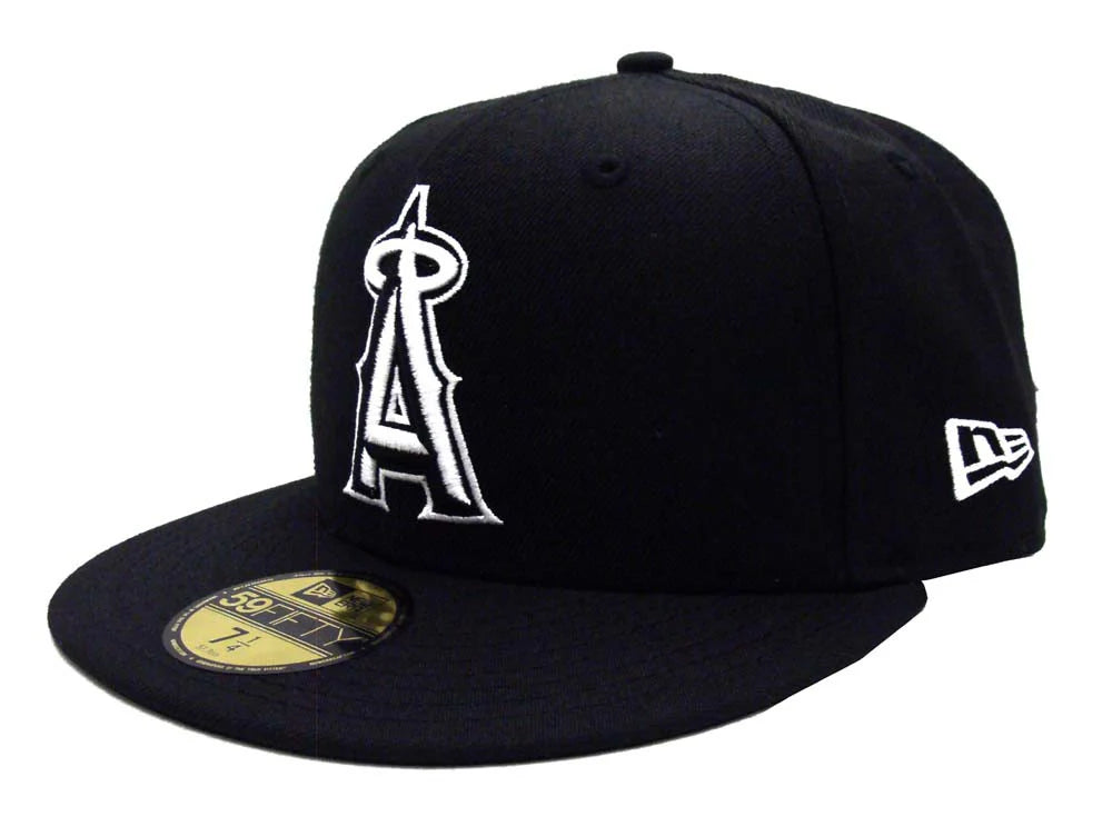 New Era 59Fifty Fitted "Anaheim Angels" 11591185 Black/White