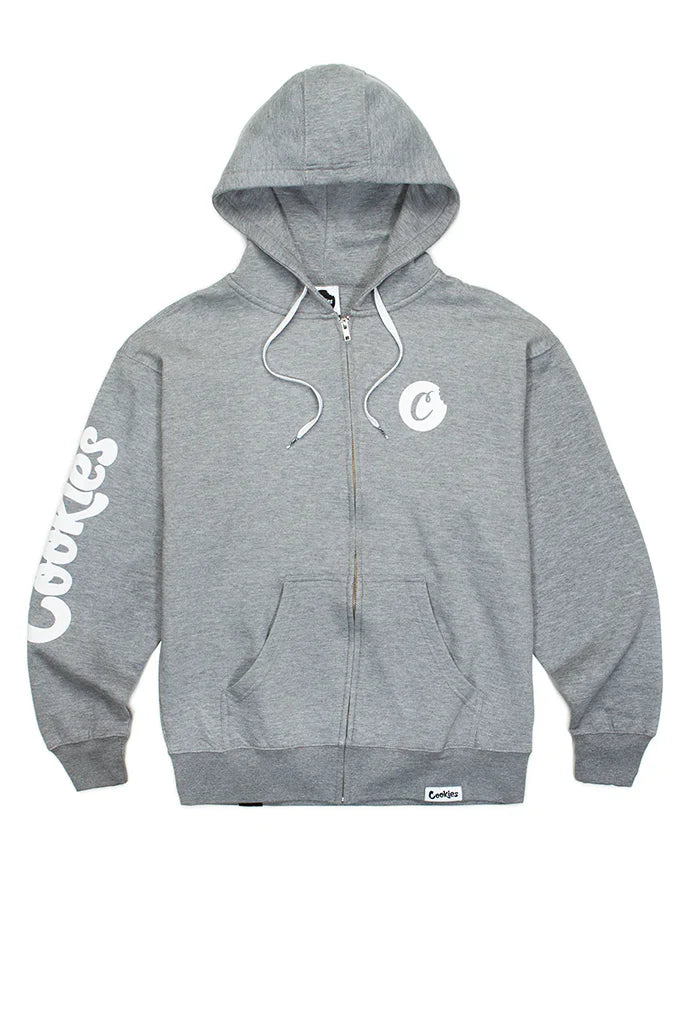 Cookies "C Bite Logo Zip Front Pullover Hoody" (Grey)