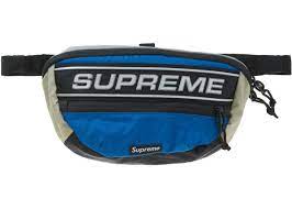 Supreme " Logo Waist Bag" (Blue)