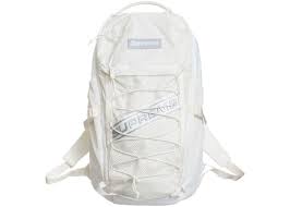 Supreme "Logo Backpack" (White)