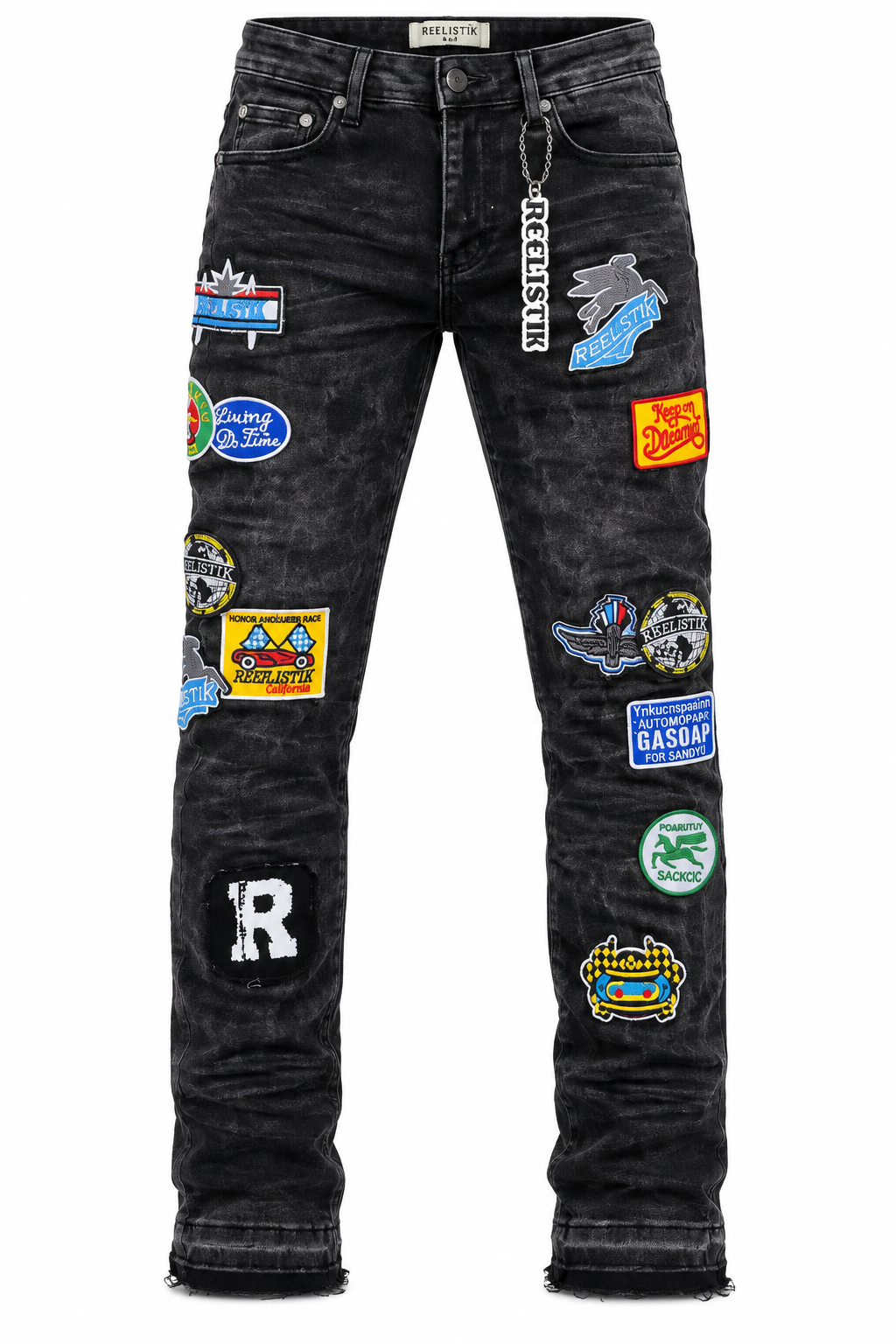 Reelistik Nyc "DREAMER PATCHED SLIM PREMIUM DENIM"
