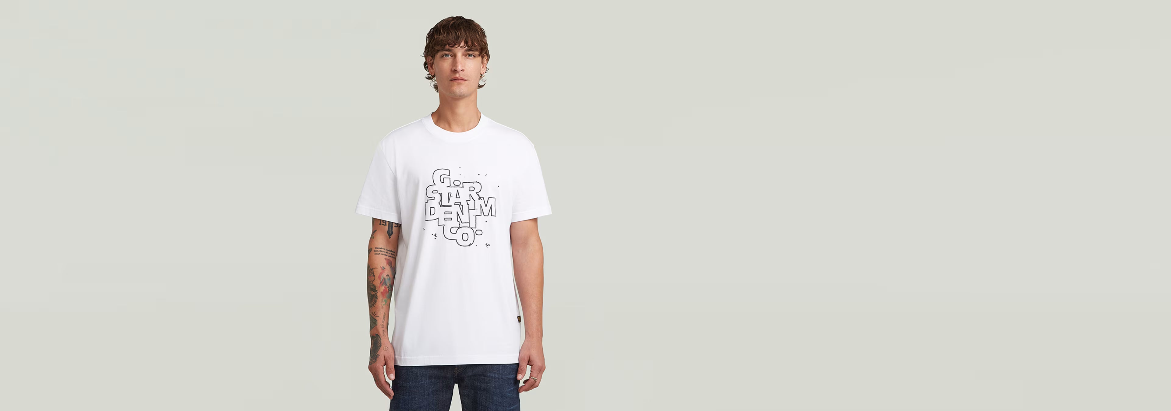 G STAR RAW "Hd Print" Tee