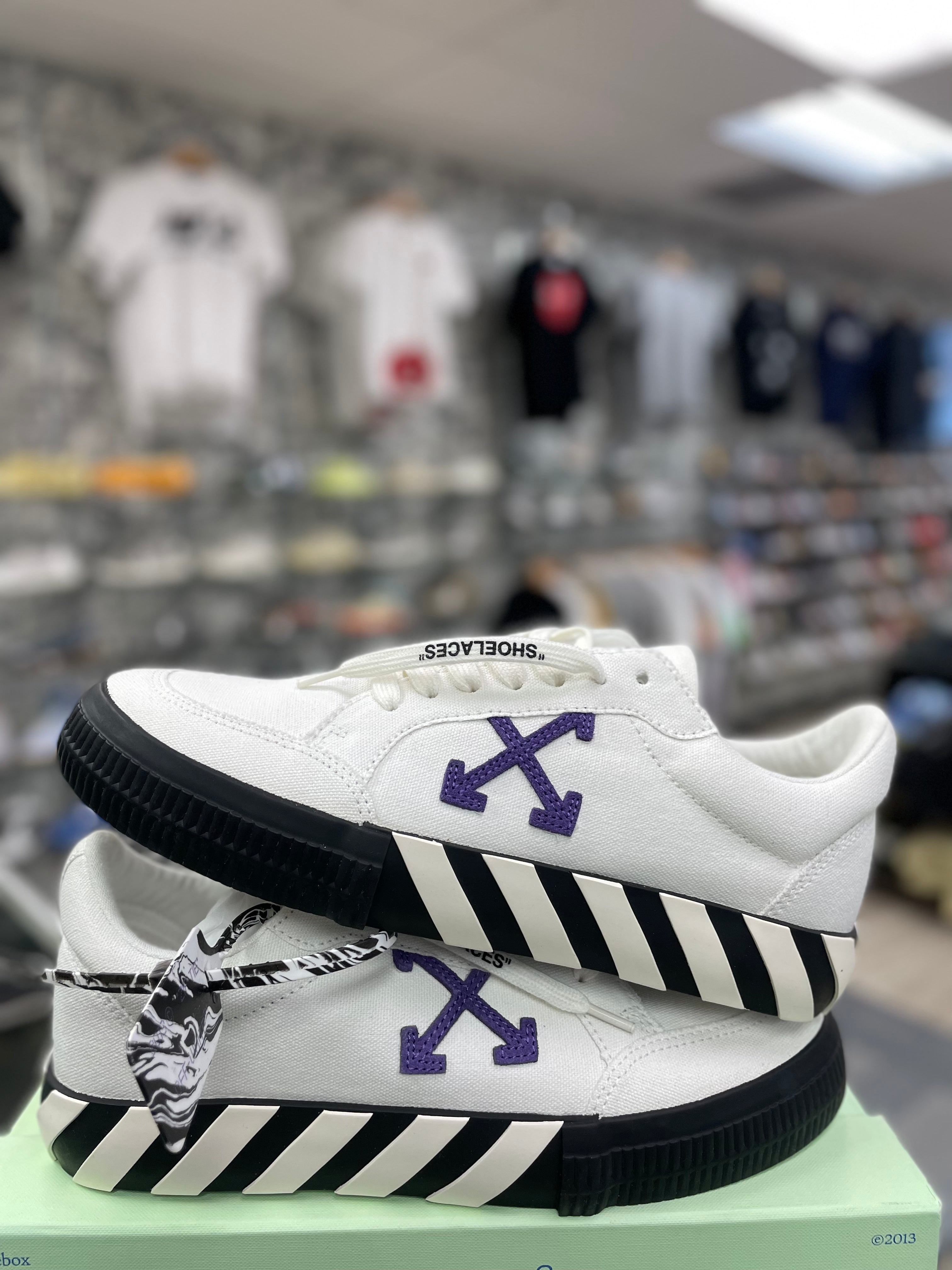 OFF-WHITE Vulc Low "White/Purple SS21"