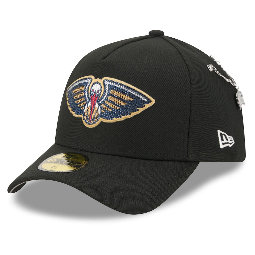 New Era 59Forty Fitted A -Frame Fitted "New Orleans Pelicans" 60861603 Draft Day Rhinestone