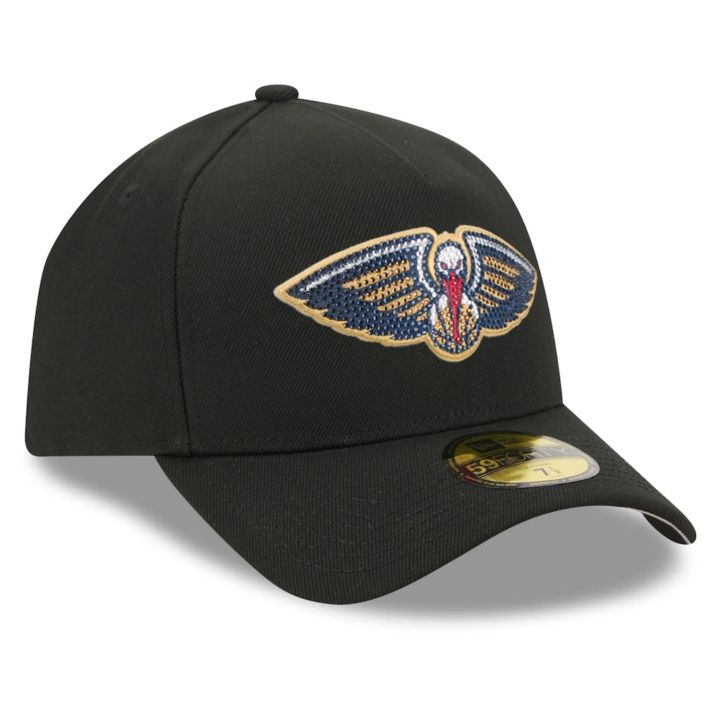 New Era 59Forty Fitted A -Frame Fitted "New Orleans Pelicans" 60861603 Draft Day Rhinestone