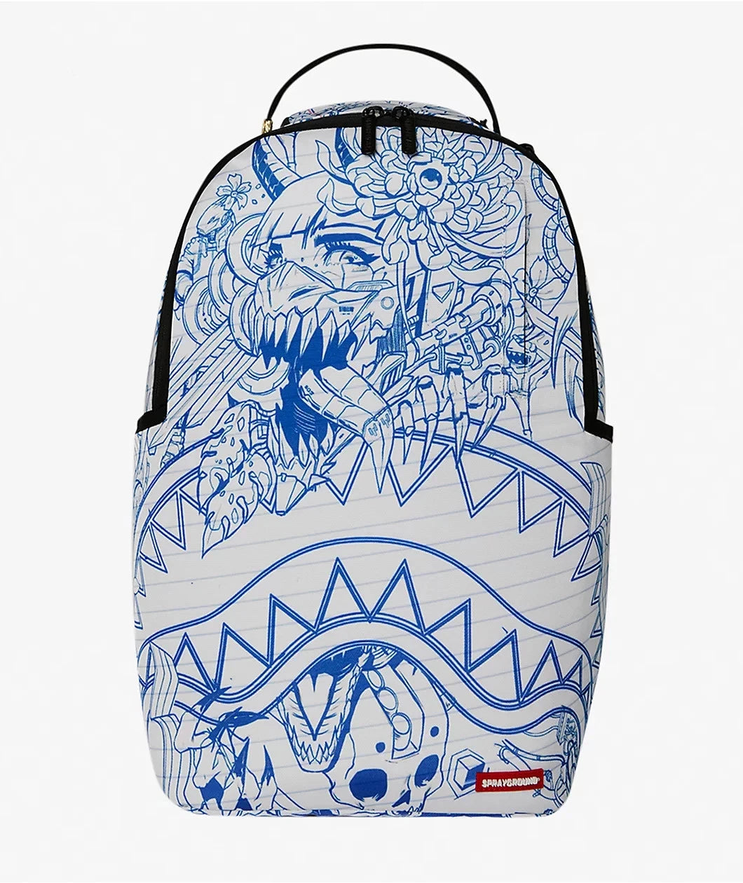 Sprayground "NOTEBOOK BLUE INK DOODLE" BACKPACK