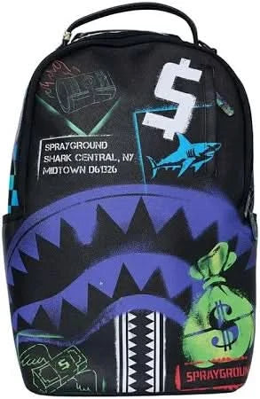 Sprayground “Shark Central Stencils Backpack"