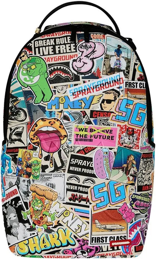 Sprayground "PUNK STICKER SHARK" BACKPACK