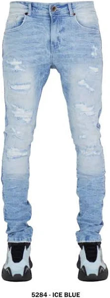 Focus “Blue Distressed Cut” Jeans