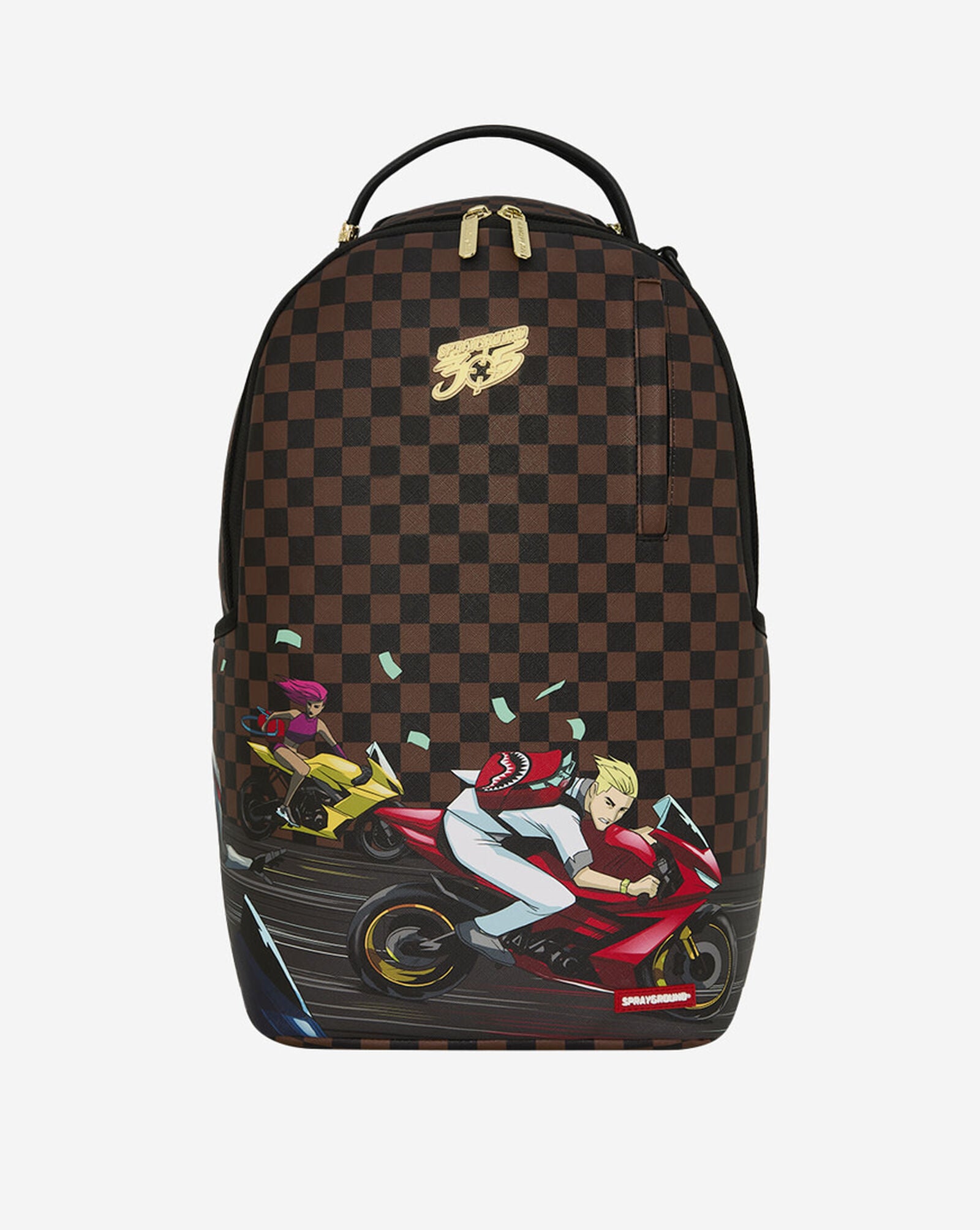 Sprayground "305 CHECK MOTORCYCLES" BACKPACK