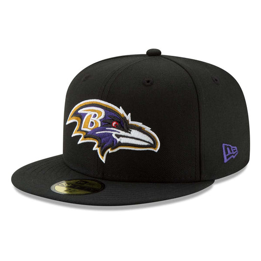 New Era 59Fifty Fitted  "Baltimore Ravens" (Black/Purple)