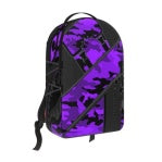 Sprayground "PURPLE FLOCKED CAMO' BACKPACK