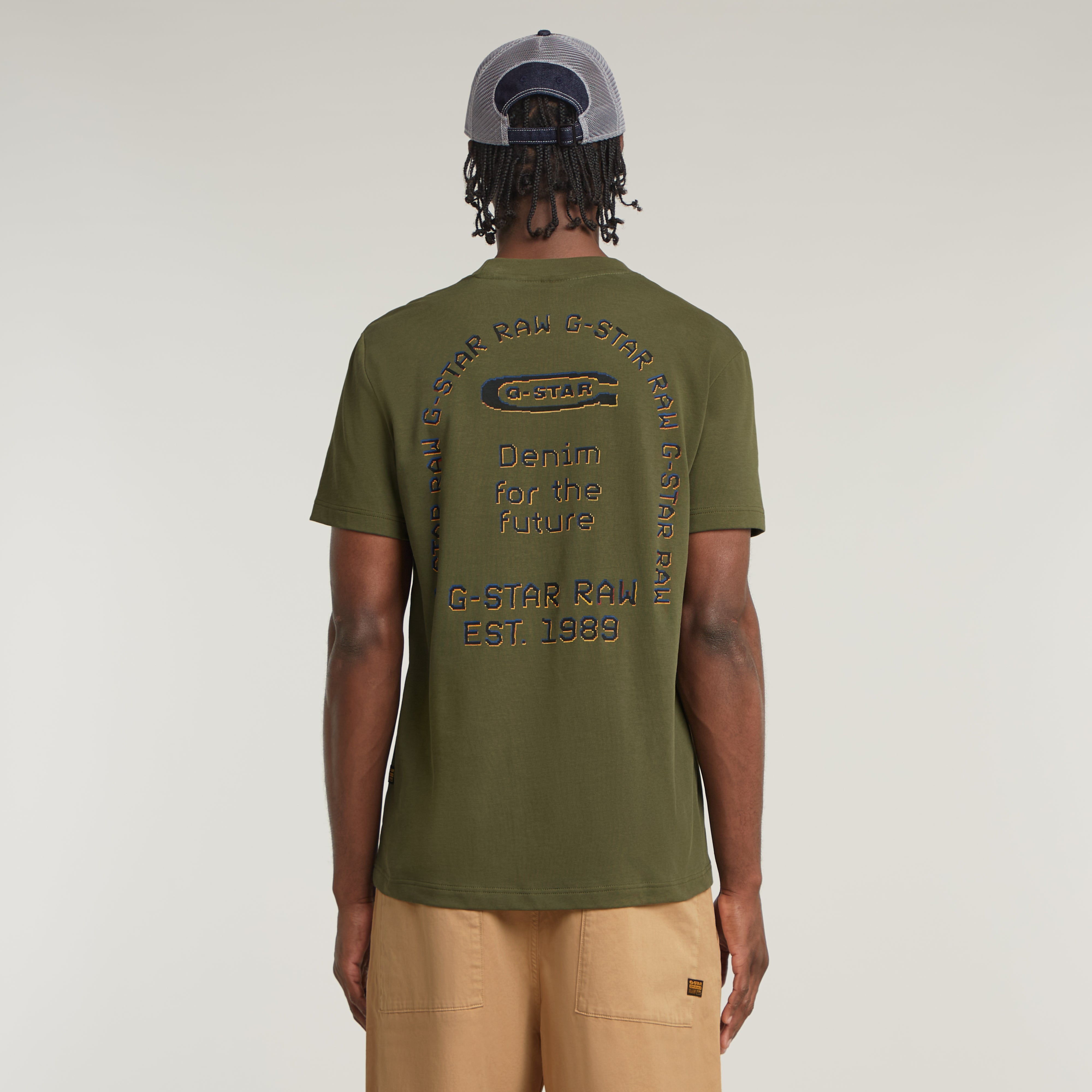 G STAR RAW "back gr arch r t" (OLIVE)