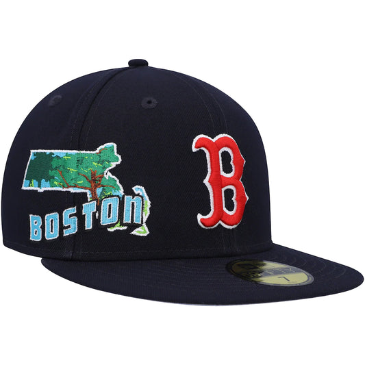 New Era Fitted State-view "Boston Red Sox"