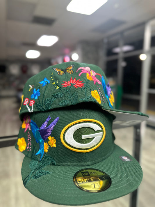 New Era Fitted Floral Collection "Green Bay Packers"
