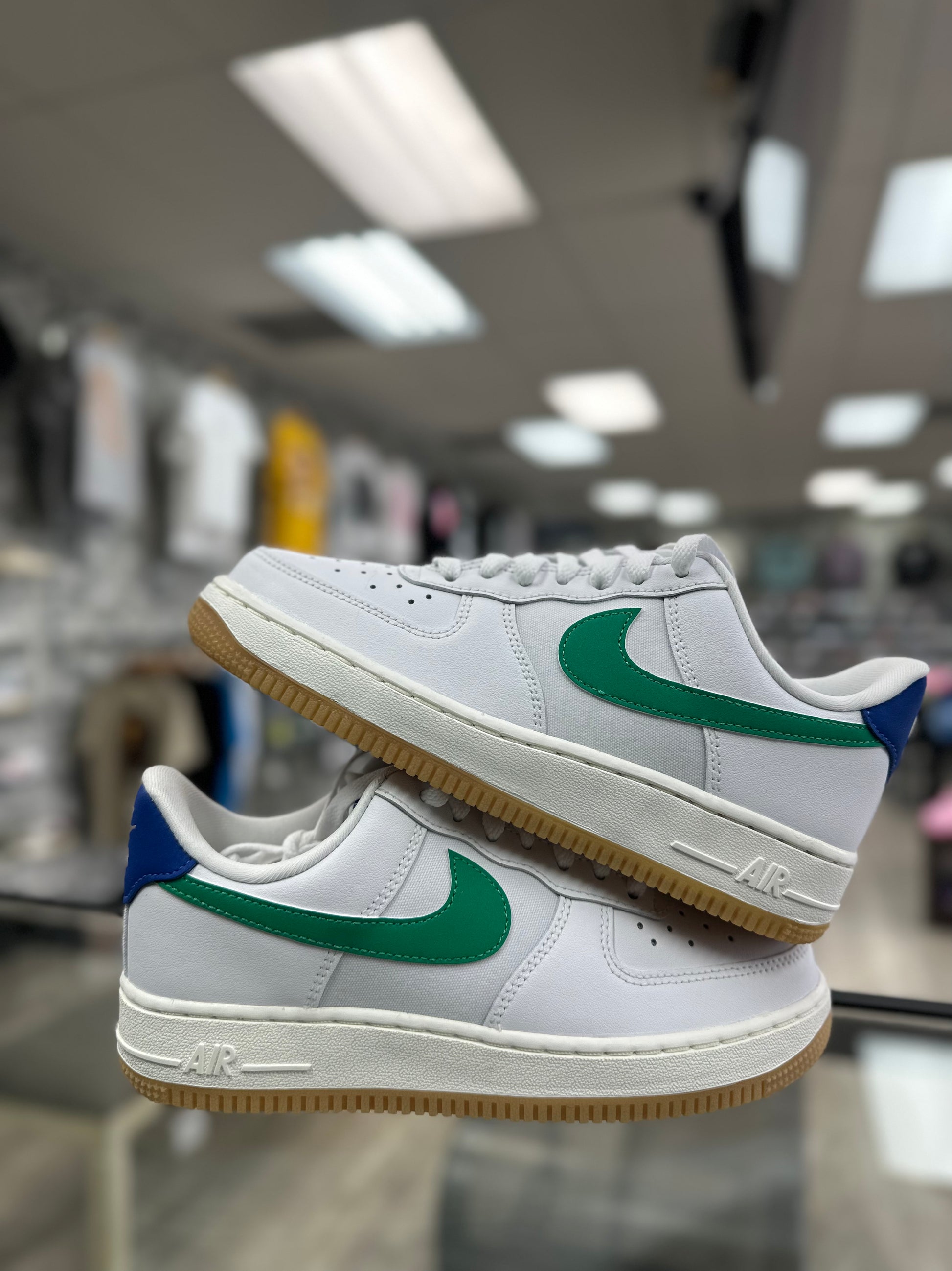 Mint Green Custom Air Force 1 Low/Mid/High Sneakers High / 7 Y / 8.5 W