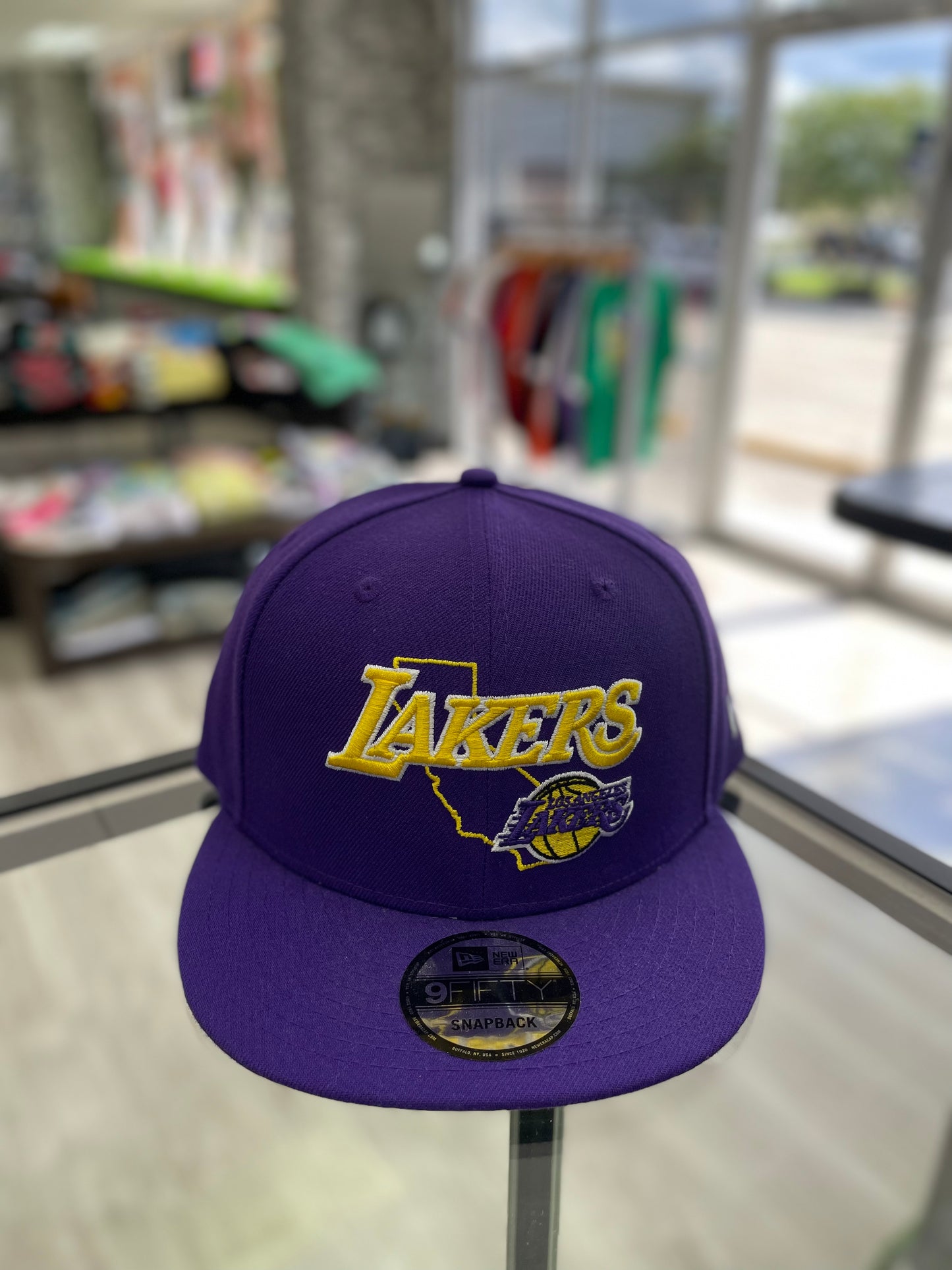 New Era Snapback "Los Angeles Lakers" (purple)