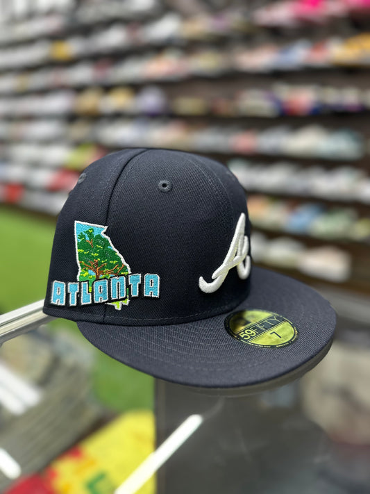 New Era Fitted State-view "Atlanta Braves"