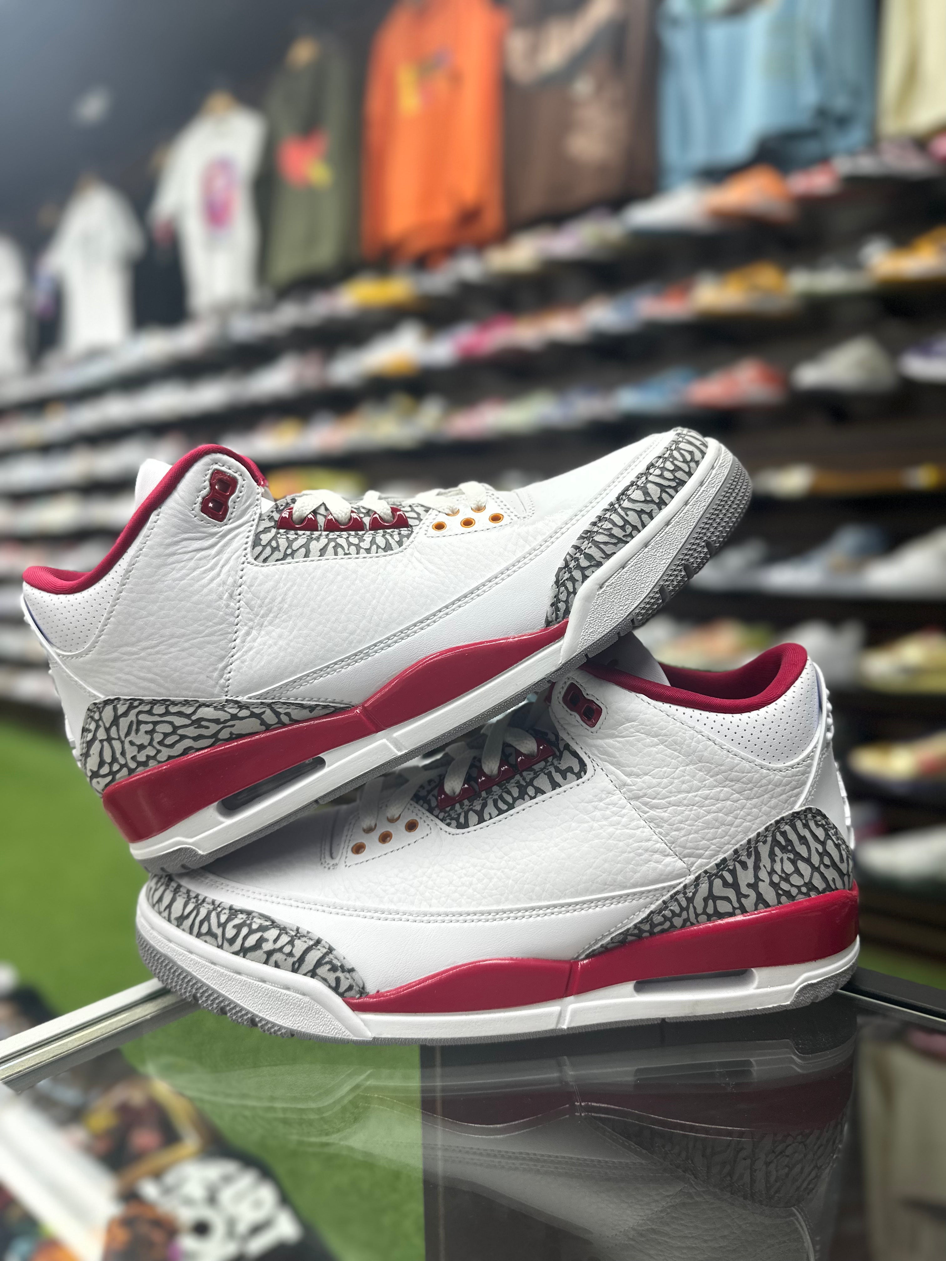 Air Jordan Retro 3 Cardinal Red Men