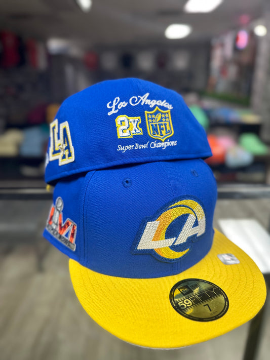New Era Fitted "Los Angeles Rams" 2x Super Bowl Championship